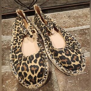 TORRID - Leopard Print Hippie Chic Canvas 'Doll Shoes'